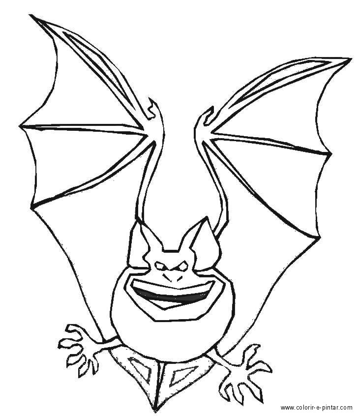 Disegno da colorare: Pipistrello (Animali) #2037 - Pagine da Colorare Stampabili Gratuite