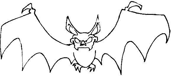 Disegno da colorare: Pipistrello (Animali) #2103 - Pagine da Colorare Stampabili Gratuite