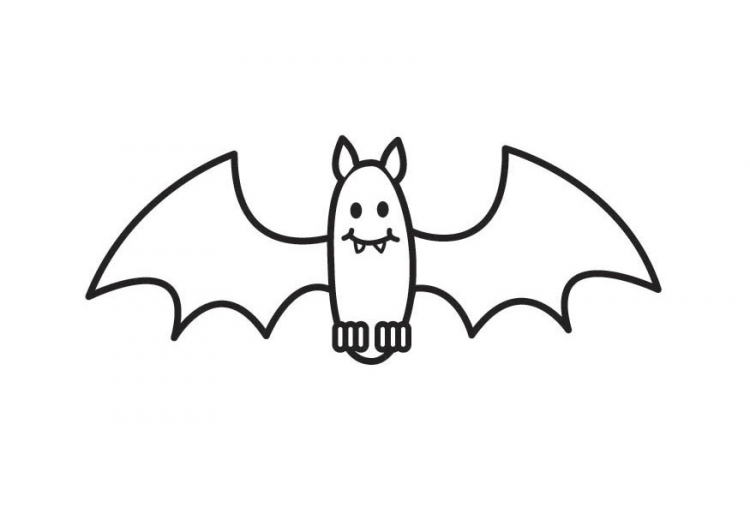 Disegno da colorare: Pipistrello (Animali) #2140 - Pagine da Colorare Stampabili Gratuite