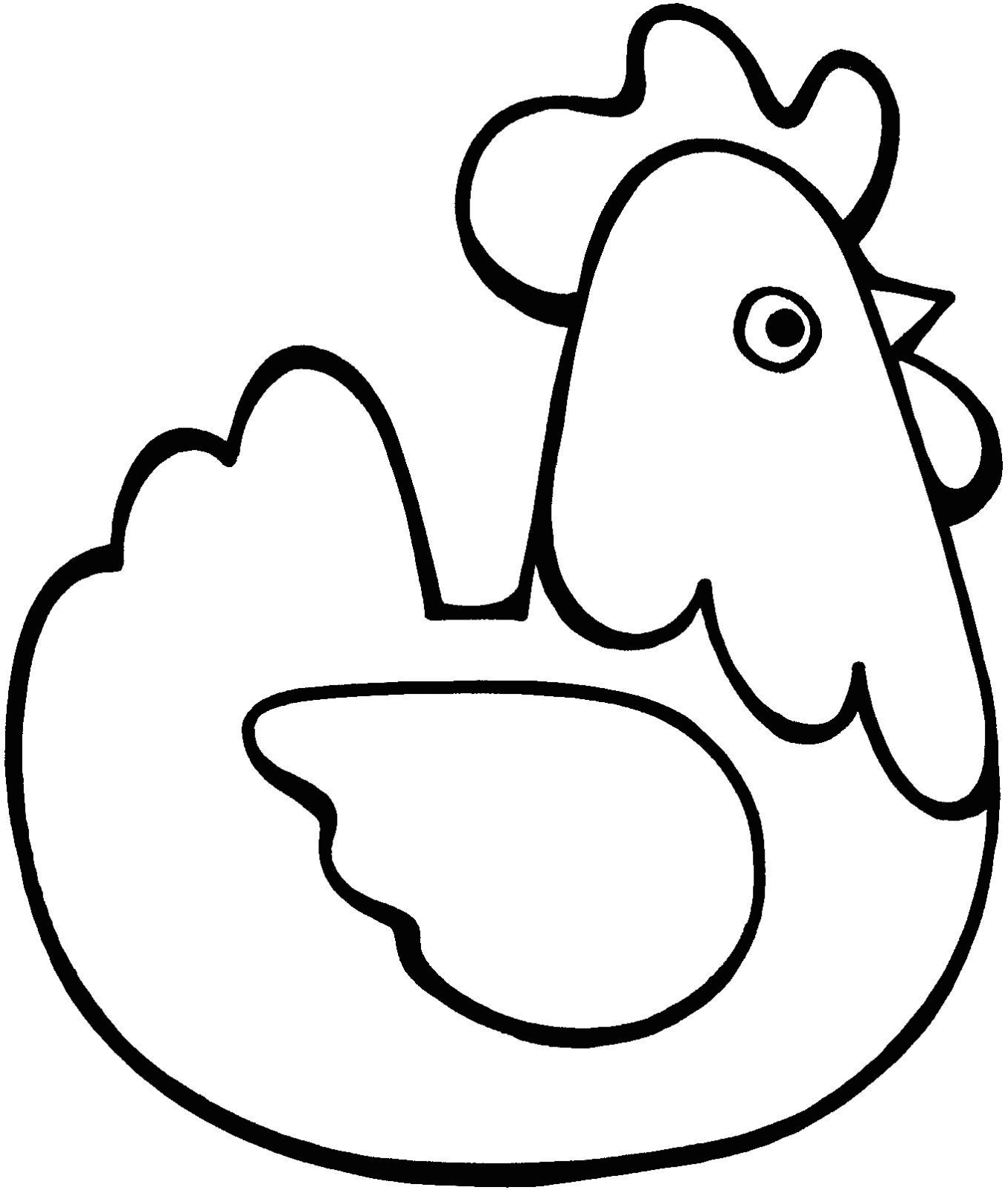 Disegno da colorare: Pollo (Animali) #17239 - Pagine da Colorare Stampabili Gratuite