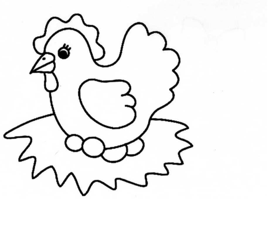 Disegno da colorare: Pollo (Animali) #17241 - Pagine da Colorare Stampabili Gratuite