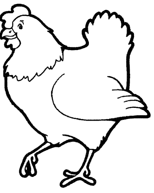 Disegno da colorare: Pollo (Animali) #17250 - Pagine da Colorare Stampabili Gratuite