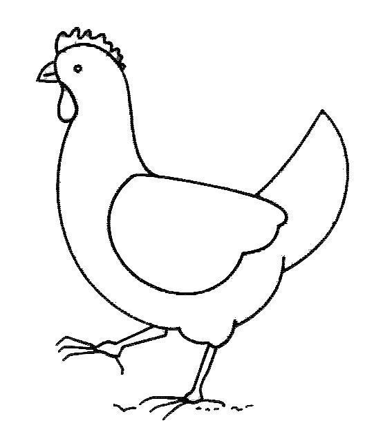 Disegno da colorare: Pollo (Animali) #17275 - Pagine da Colorare Stampabili Gratuite