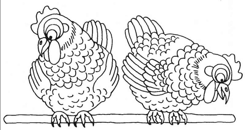 Disegno da colorare: Pollo (Animali) #17278 - Pagine da Colorare Stampabili Gratuite