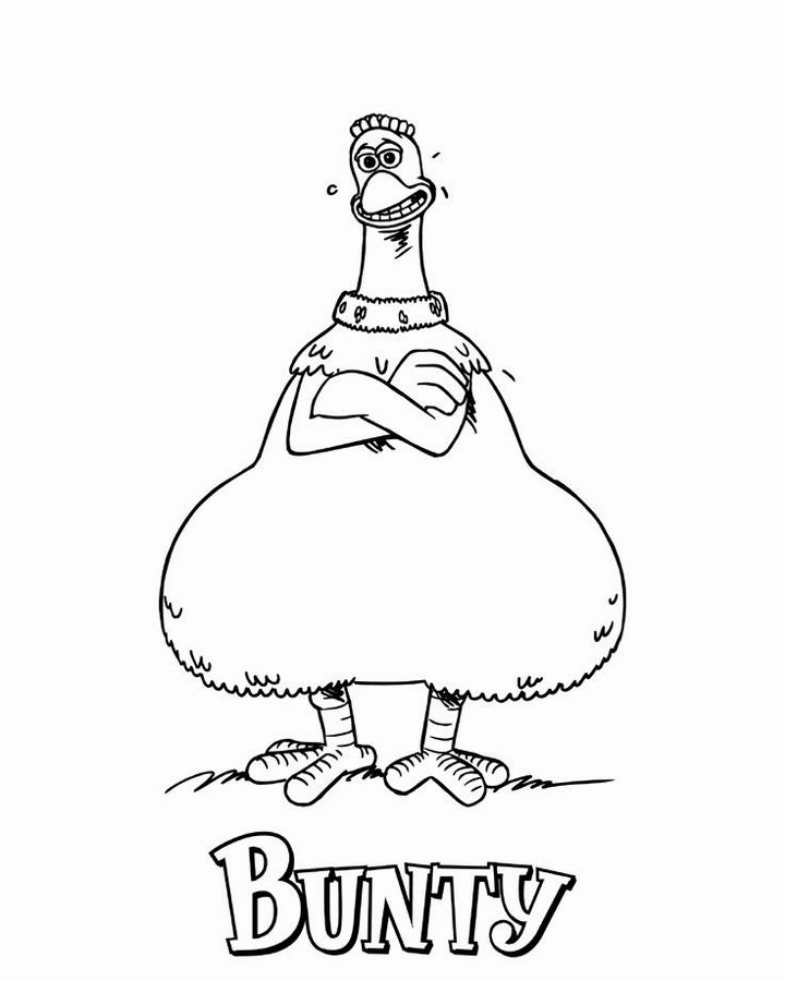 Disegno da colorare: Pollo (Animali) #17298 - Pagine da Colorare Stampabili Gratuite