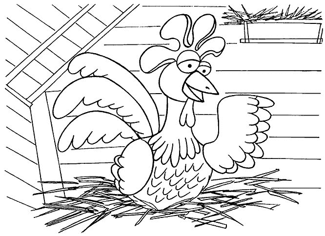 Disegno da colorare: Pollo (Animali) #17336 - Pagine da Colorare Stampabili Gratuite