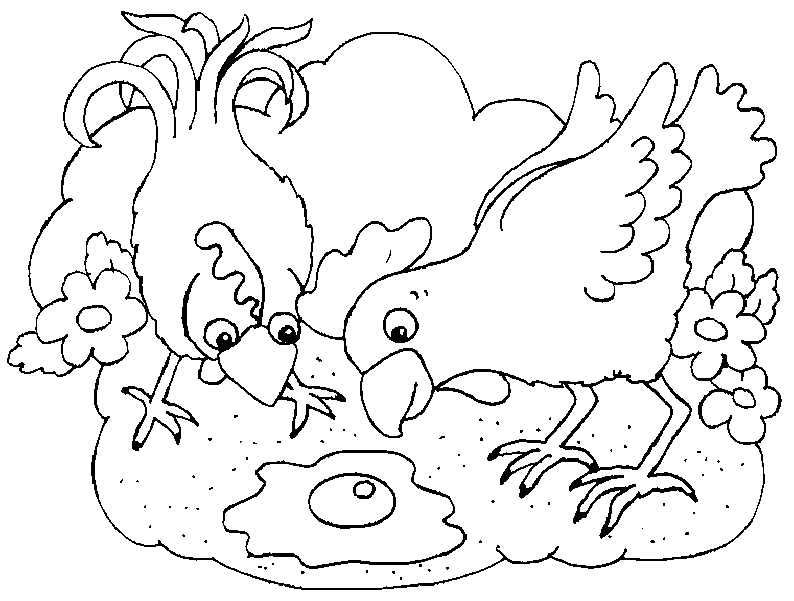 Disegno da colorare: Pollo (Animali) #17348 - Pagine da Colorare Stampabili Gratuite