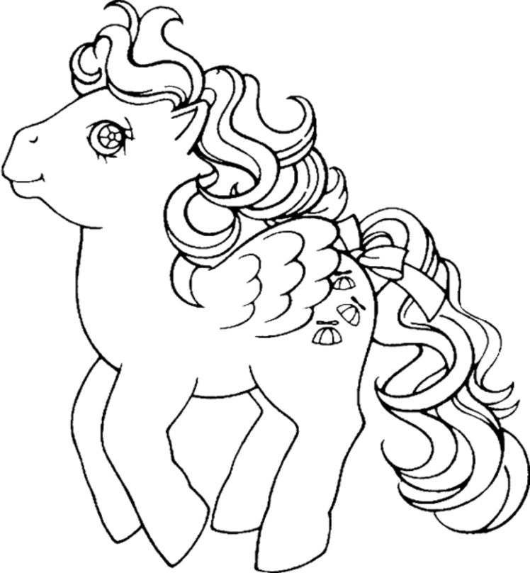 Disegno da colorare: Pony (Animali) #17821 - Pagine da Colorare Stampabili Gratuite