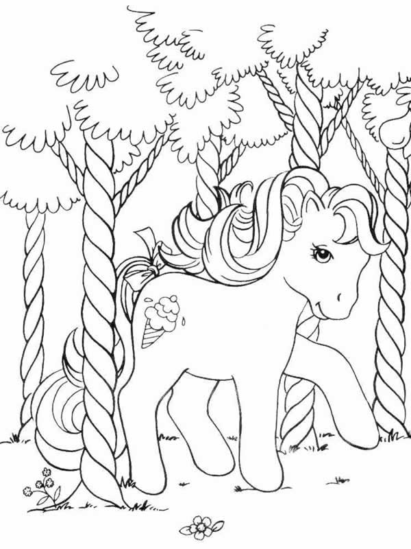 Disegno da colorare: Pony (Animali) #17828 - Pagine da Colorare Stampabili Gratuite