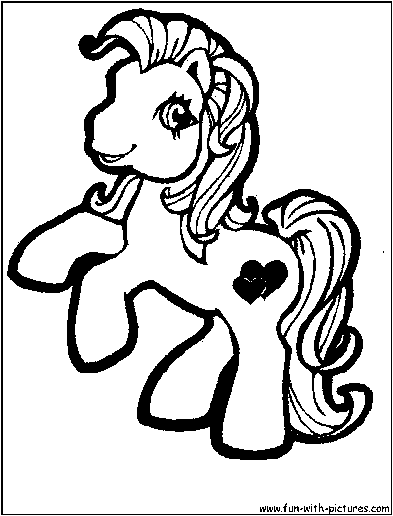 Disegno da colorare: Pony (Animali) #17844 - Pagine da Colorare Stampabili Gratuite