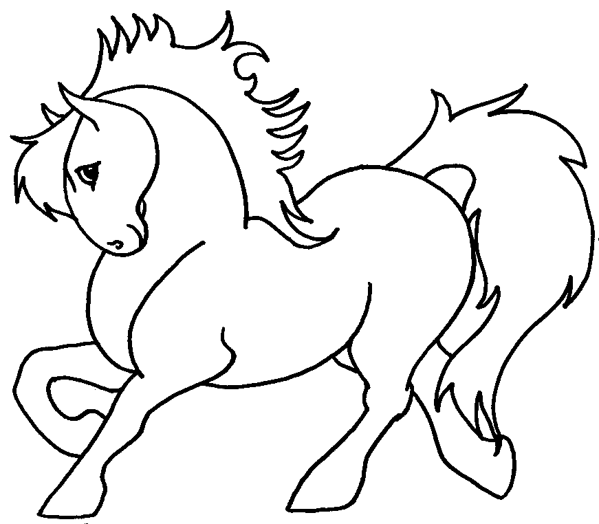 Disegno da colorare: Pony (Animali) #17855 - Pagine da Colorare Stampabili Gratuite