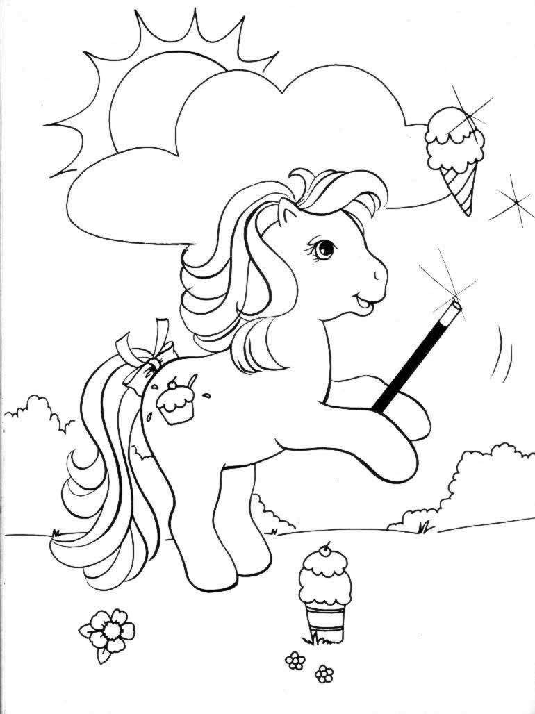 Disegno da colorare: Pony (Animali) #17884 - Pagine da Colorare Stampabili Gratuite