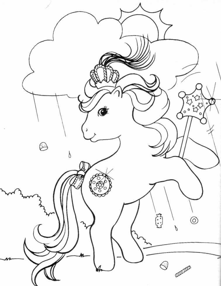 Disegno da colorare: Pony (Animali) #17901 - Pagine da Colorare Stampabili Gratuite