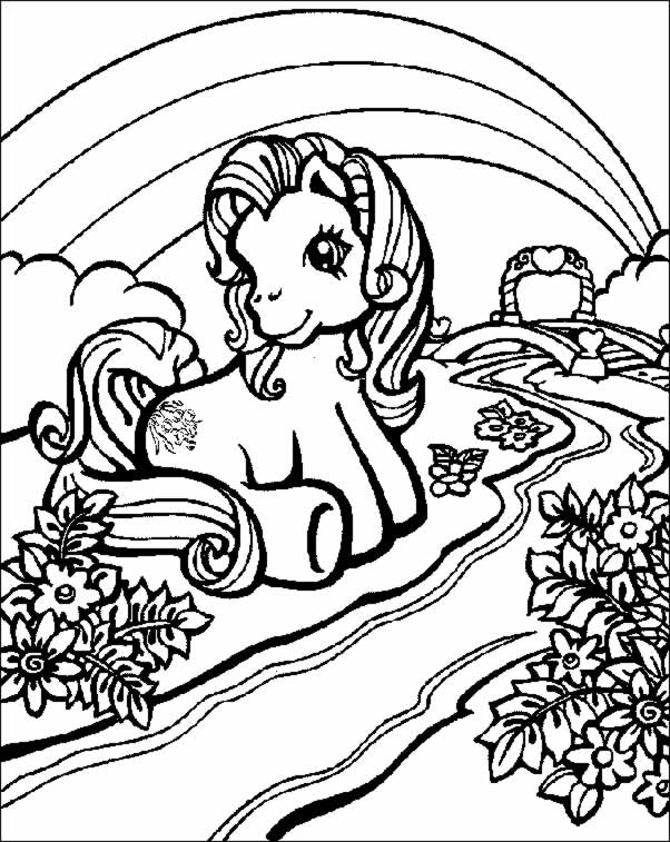 Disegno da colorare: Pony (Animali) #17903 - Pagine da Colorare Stampabili Gratuite