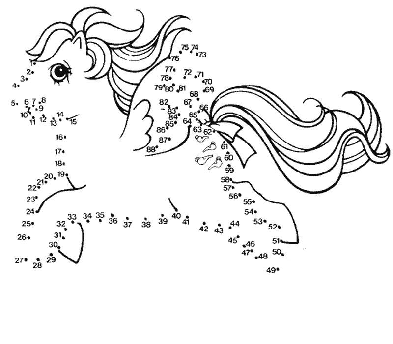 Disegno da colorare: Pony (Animali) #17904 - Pagine da Colorare Stampabili Gratuite