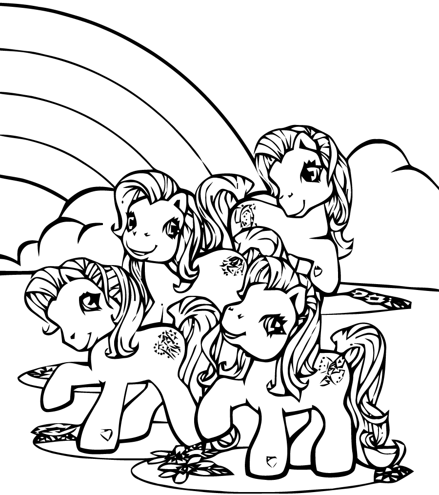 Disegno da colorare: Pony (Animali) #17916 - Pagine da Colorare Stampabili Gratuite
