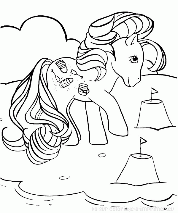 Disegno da colorare: Pony (Animali) #17918 - Pagine da Colorare Stampabili Gratuite