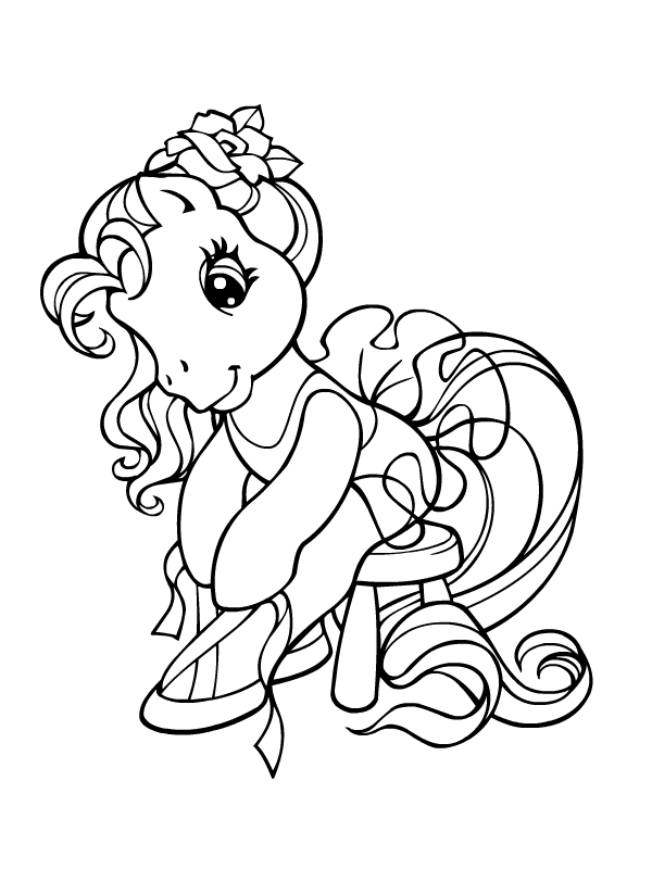 Disegno da colorare: Pony (Animali) #17924 - Pagine da Colorare Stampabili Gratuite