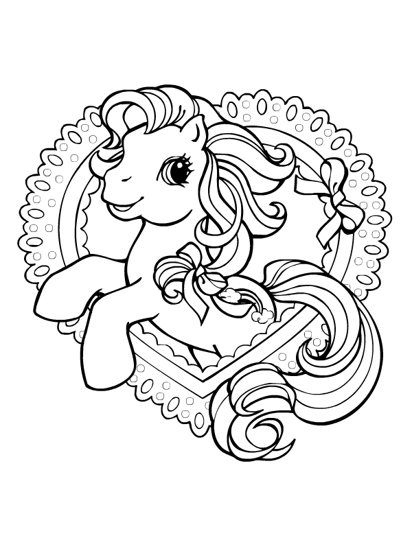 Disegno da colorare: Pony (Animali) #17929 - Pagine da Colorare Stampabili Gratuite