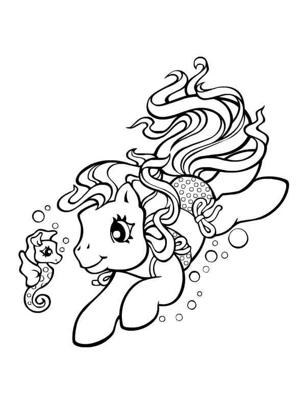 Disegno da colorare: Pony (Animali) #17943 - Pagine da Colorare Stampabili Gratuite