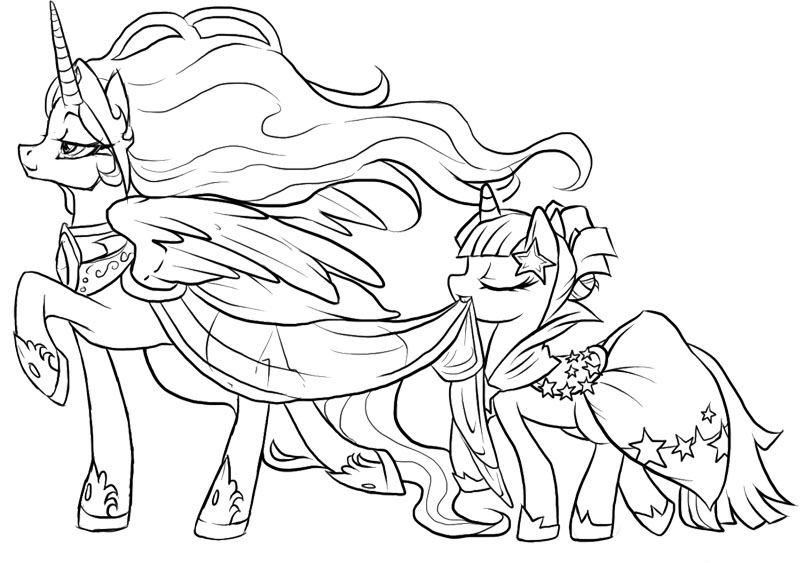 Disegno da colorare: Pony (Animali) #17952 - Pagine da Colorare Stampabili Gratuite