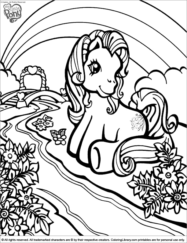 Disegno da colorare: Pony (Animali) #17988 - Pagine da Colorare Stampabili Gratuite