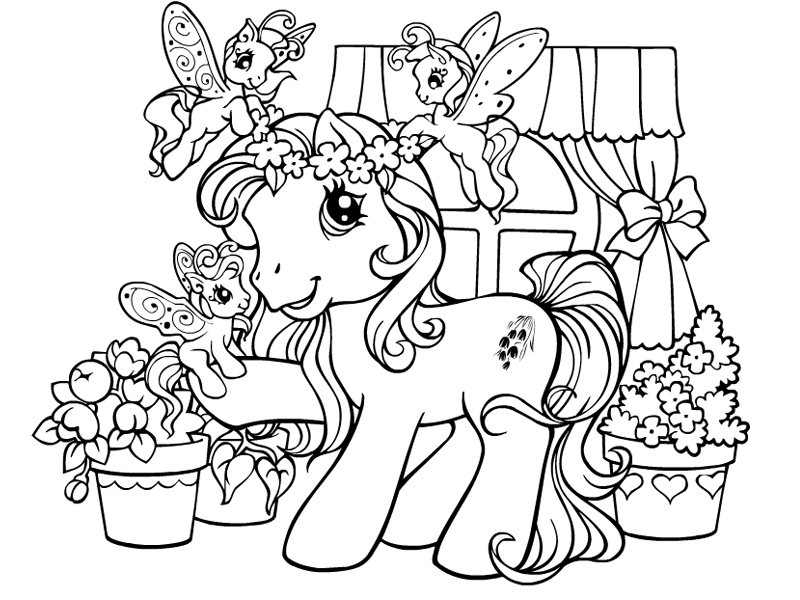 Disegno da colorare: Pony (Animali) #18010 - Pagine da Colorare Stampabili Gratuite
