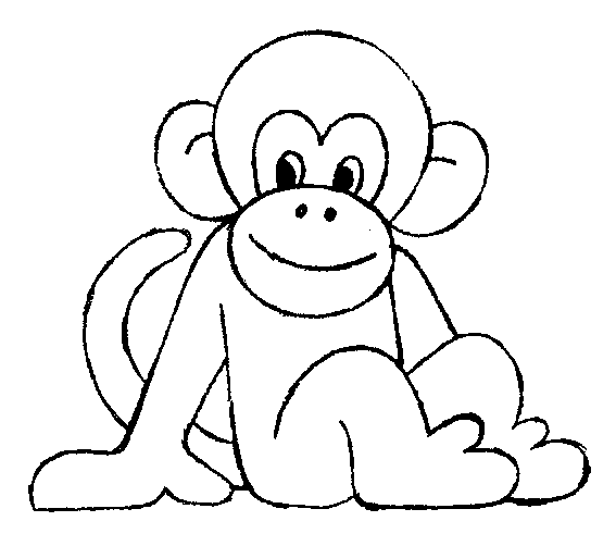 Disegno da colorare: Scimmia (Animali) #14137 - Pagine da Colorare Stampabili Gratuite