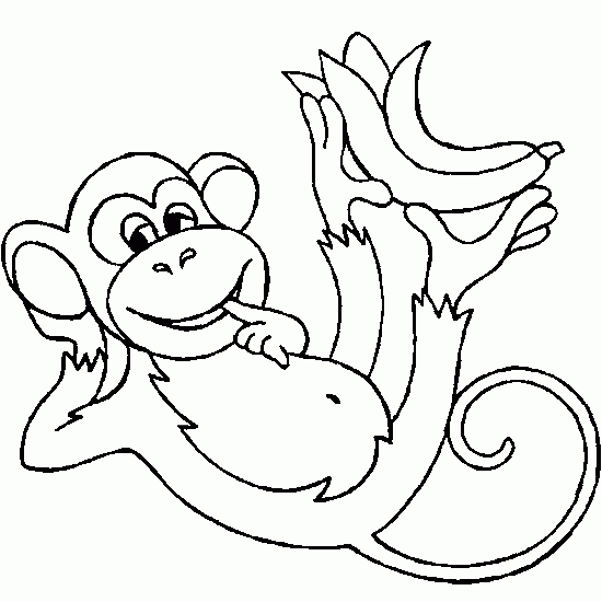 Disegno da colorare: Scimmia (Animali) #14145 - Pagine da Colorare Stampabili Gratuite