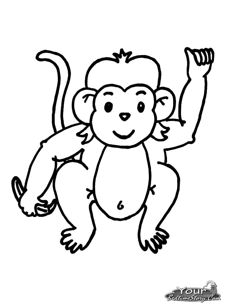 Disegno da colorare: Scimmia (Animali) #14156 - Pagine da Colorare Stampabili Gratuite