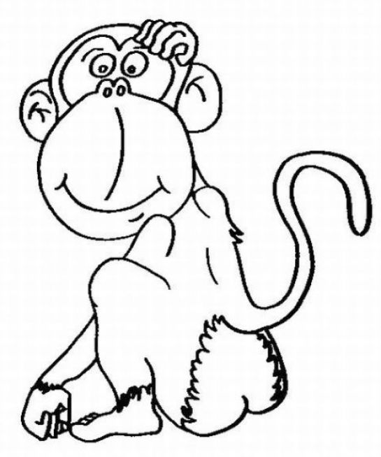 Disegno da colorare: Scimmia (Animali) #14251 - Pagine da Colorare Stampabili Gratuite