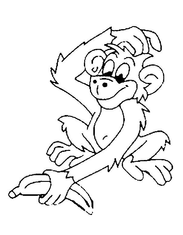 Disegno da colorare: Scimmia (Animali) #14279 - Pagine da Colorare Stampabili Gratuite