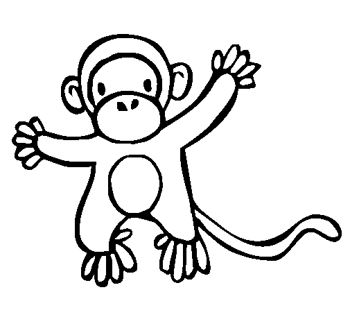 Disegno da colorare: Scimmia (Animali) #14335 - Pagine da Colorare Stampabili Gratuite