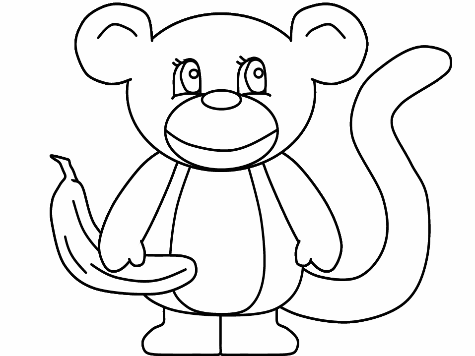 Disegno da colorare: Scimmia (Animali) #14336 - Pagine da Colorare Stampabili Gratuite