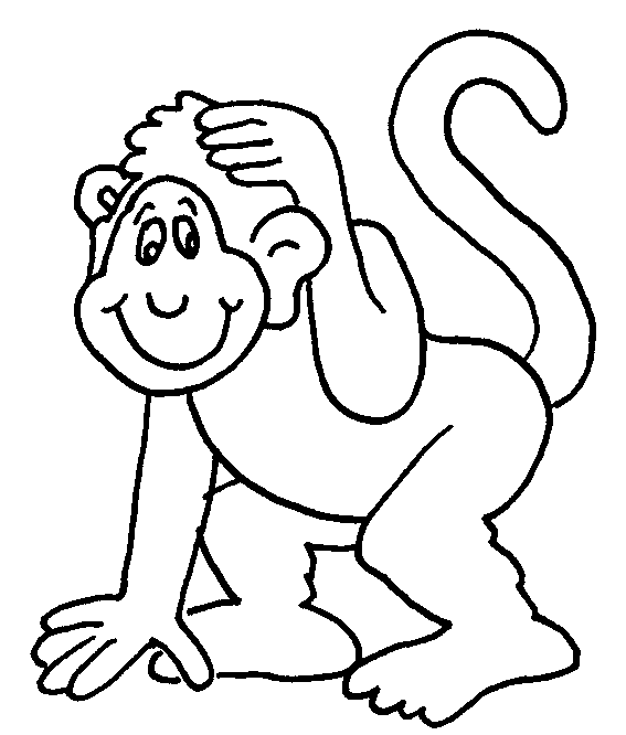 Disegno da colorare: Scimpanzé (Animali) #2809 - Pagine da Colorare Stampabili Gratuite