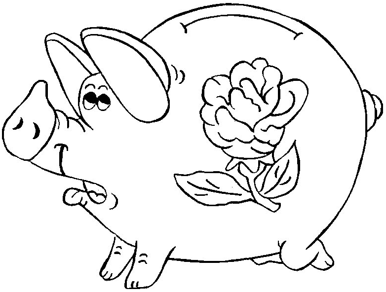 Disegno da colorare: Scrofa (Animali) #3663 - Pagine da Colorare Stampabili Gratuite