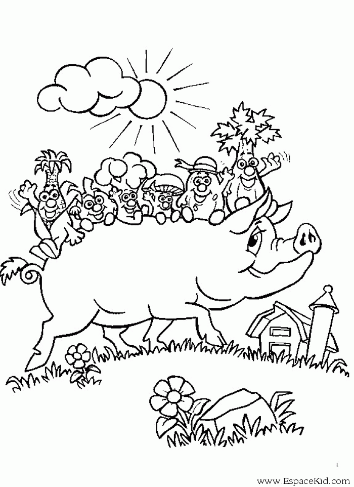 Disegno da colorare: Scrofa (Animali) #3707 - Pagine da Colorare Stampabili Gratuite