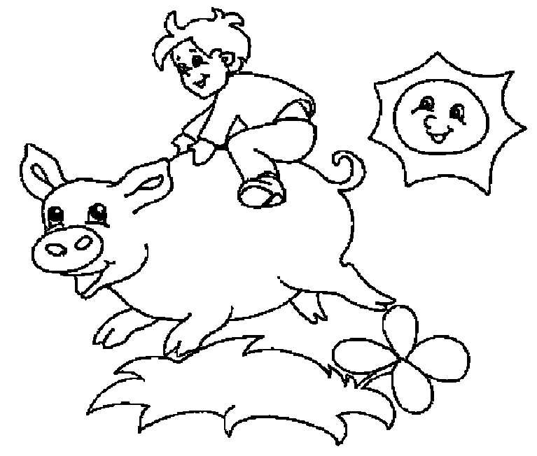 Disegno da colorare: Scrofa (Animali) #3708 - Pagine da Colorare Stampabili Gratuite