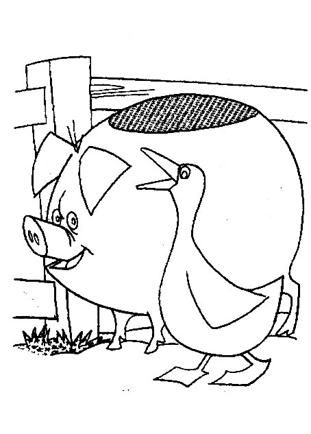 Disegno da colorare: Scrofa (Animali) #3711 - Pagine da Colorare Stampabili Gratuite