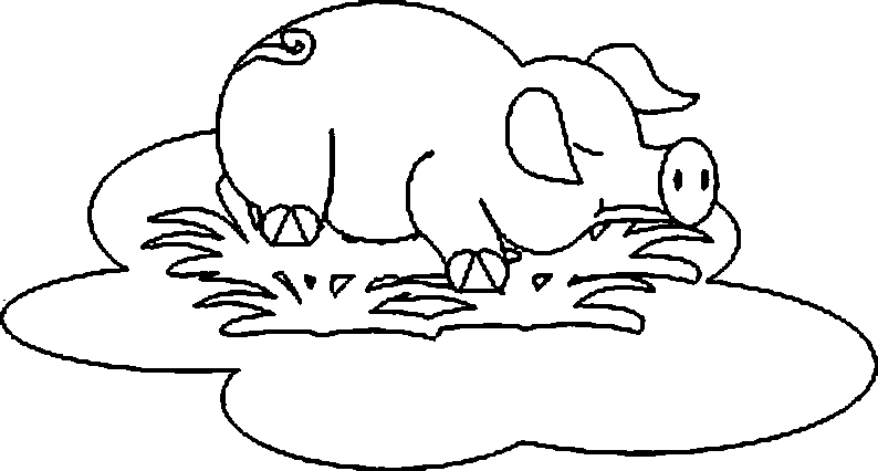 Disegno da colorare: Scrofa (Animali) #3760 - Pagine da Colorare Stampabili Gratuite