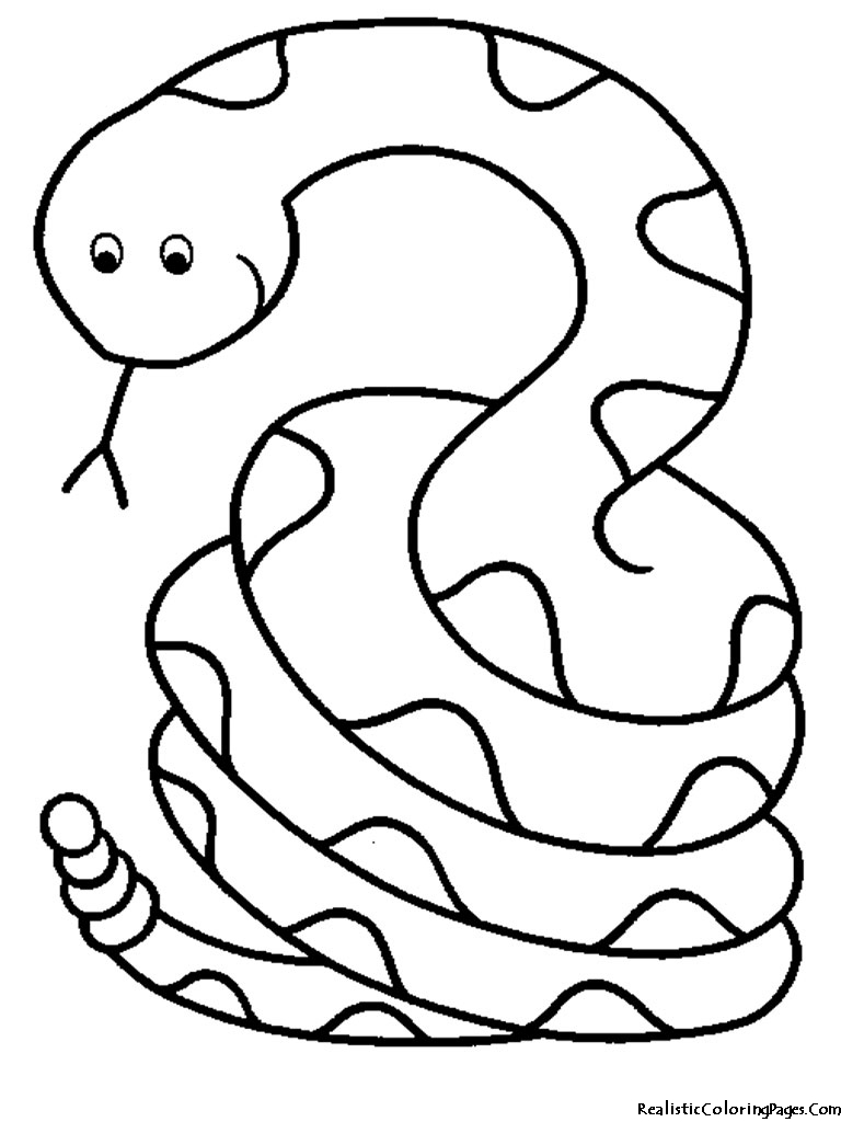 Disegno da colorare: Serpente (Animali) #14340 - Pagine da Colorare Stampabili Gratuite