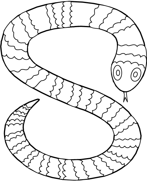 Disegno da colorare: Serpente (Animali) #14368 - Pagine da Colorare Stampabili Gratuite