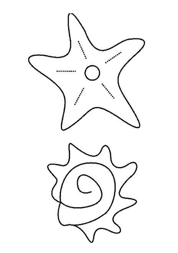 Disegno da colorare: Stella marina (Animali) #6723 - Pagine da Colorare Stampabili Gratuite