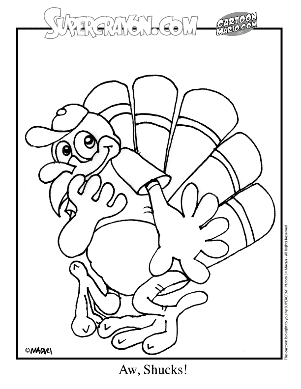 Disegno da colorare: Tacchino (Animali) #5346 - Pagine da Colorare Stampabili Gratuite