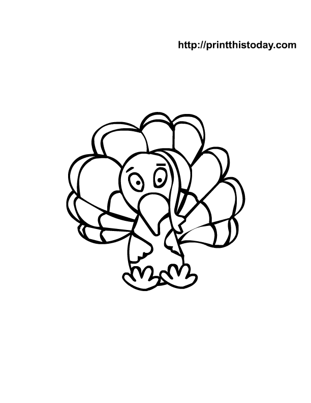Disegno da colorare: Tacchino (Animali) #5456 - Pagine da Colorare Stampabili Gratuite