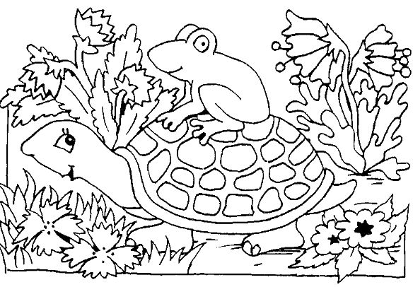 Disegno da colorare: Tartaruga (Animali) #13557 - Pagine da Colorare Stampabili Gratuite