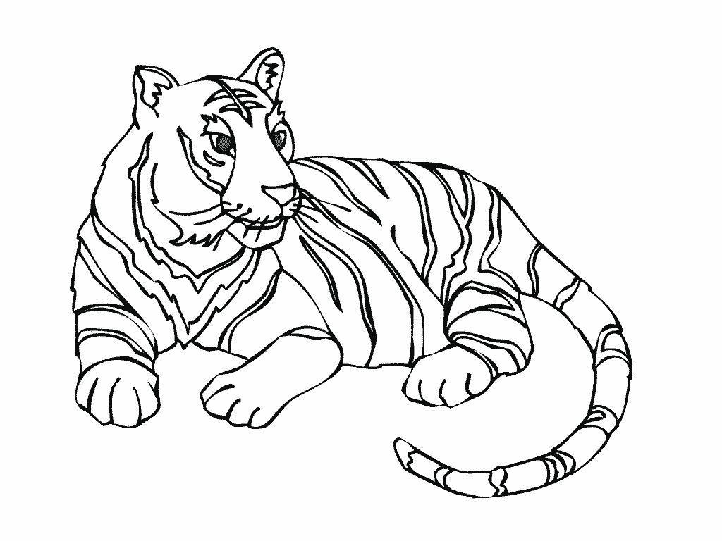Disegno da colorare: Tigre (Animali) #13604 - Pagine da Colorare Stampabili Gratuite