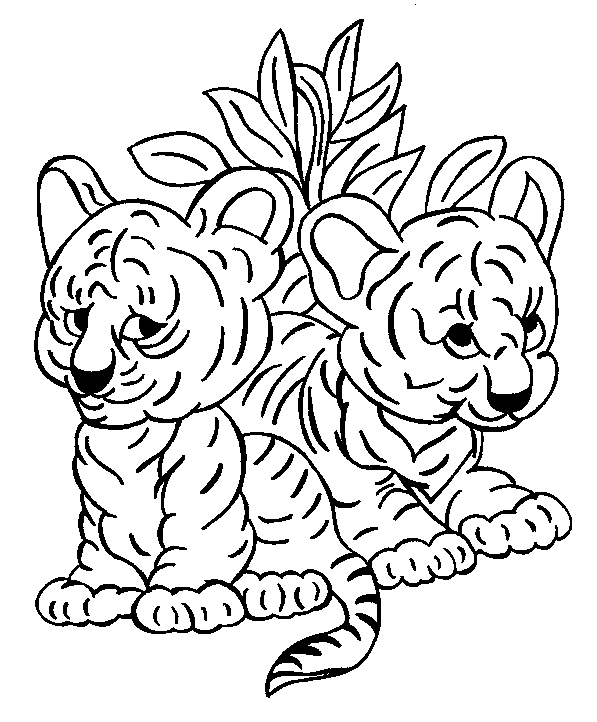 Disegno da colorare: Tigre (Animali) #13612 - Pagine da Colorare Stampabili Gratuite