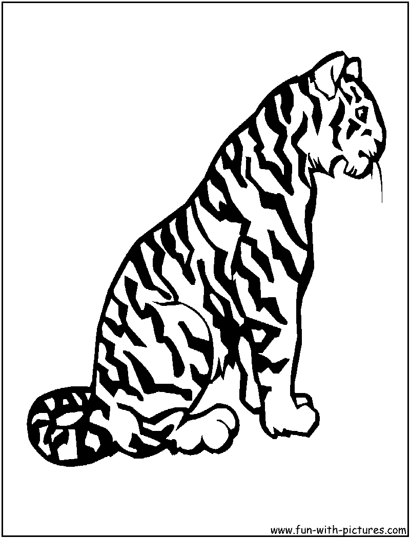 Disegno da colorare: Tigre (Animali) #13619 - Pagine da Colorare Stampabili Gratuite