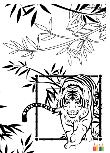 Disegno da colorare: Tigre (Animali) #13656 - Pagine da Colorare Stampabili Gratuite